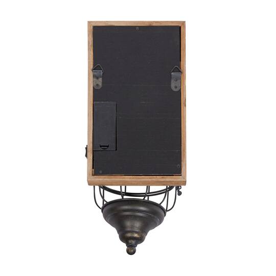 Black Iron Industrial Candlestick Holders, 15" x 6" x 11"